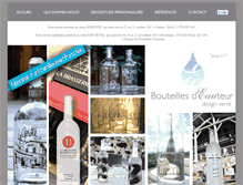 Tablet Screenshot of bouteillesdeauteur.com